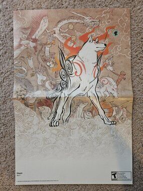 Okami 15.5''x11.5'' Double Sided Poster